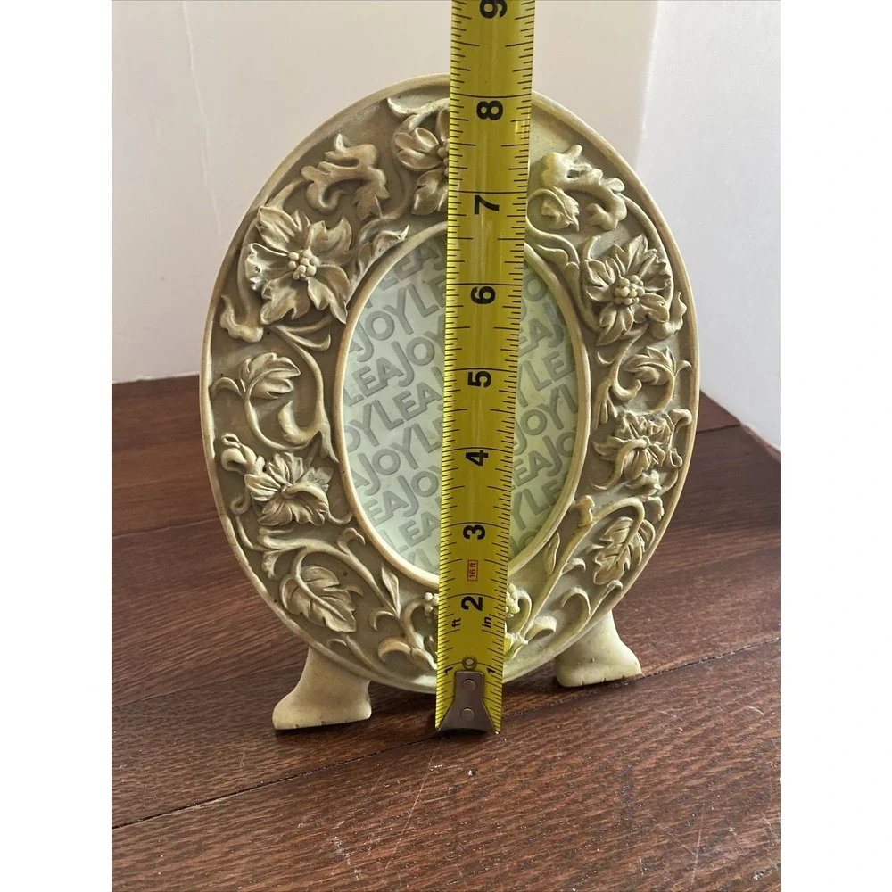 Vintage Picture Frame Ceramic Rectangle Oval Display 3